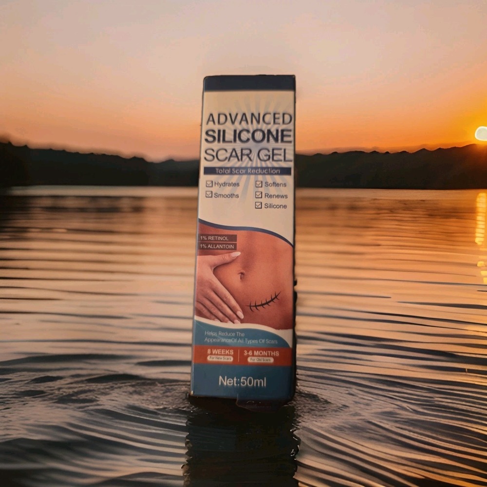 Advanced Scar Gel,‎ Silicone Scar Gel, Treats Old and New Scars 50ml